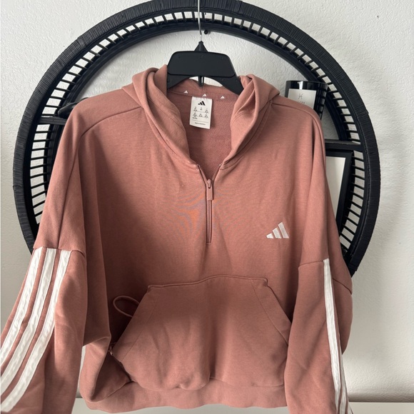 adidas Sweaters - Adidas Women's Rose Half-Zip Hoodie